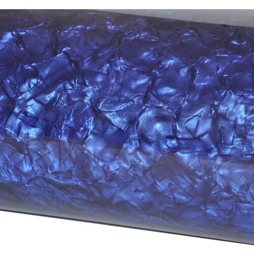DIY Drum Wrap 0.50mm Diamond Blue Celluloid Sheet Musical Instrument Deco Sheet