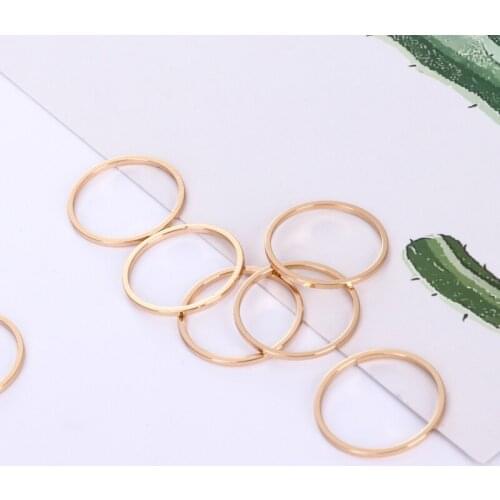 Sale of 10 pieces/pack of 20mm gold and silver circle jewelry diy hand-made jewelry accessories