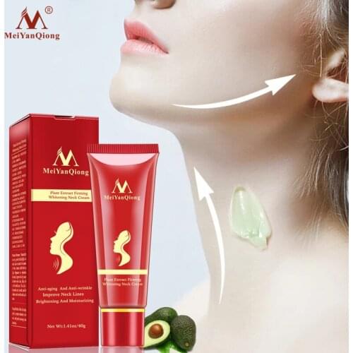 MeiYanQiong plant extract Firming Whitening Neck Cream Lifting Moisturizing Whitening Anti-aging Neck Skin Repair Neck Care