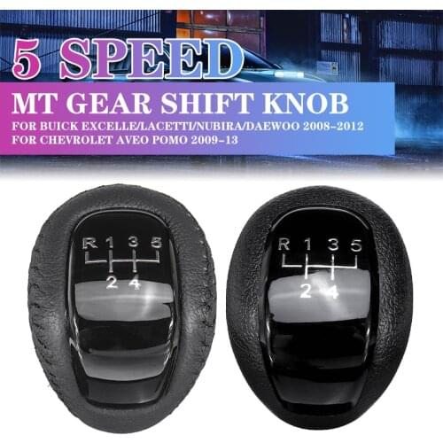 5 Speed MT Gear Shift Knob for Buick Excelle Lacetti Nubira Daewoo 08-12 Shifter Head Ball Pen MPP POMO for Chevrolet AVEO 09-13