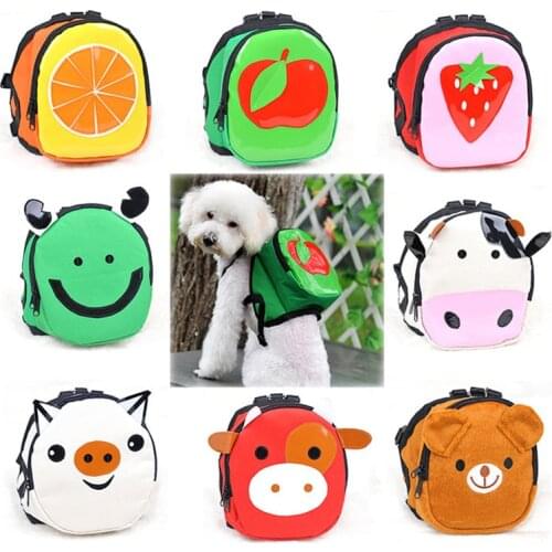 8 Colors High Quality Lovely Dog Backpack for Small Medium Puppy Dogs Cute Chihuahua Dog School Bags Pet Backpacks Pet Supplies