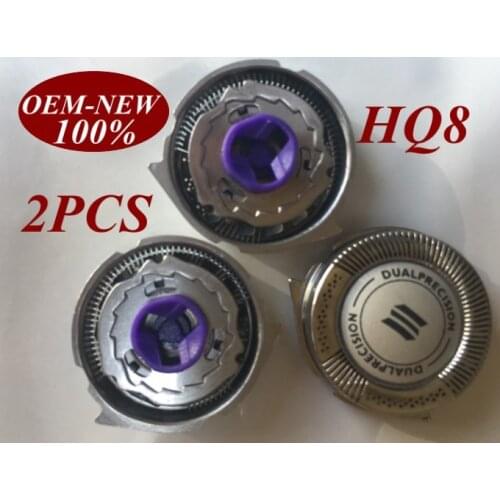 2Pcs HQ8 Replacement Head razor blade for Norelco Philips Shaver HQ7260 HQ7310 HQ7320 HQ7330 HQ7340 HQ7350 HQ7363 HQ7800 HQ7890