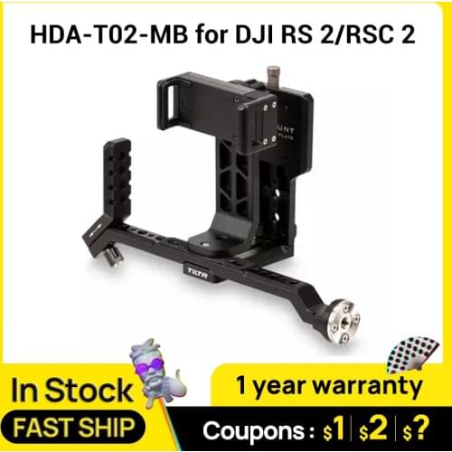 TILTA HDA-T02-MB for DJI RS 2/RSC 2 Ronin RS2 Shooting Hydra Alien Monitor Bracket Camera Bracket shock-absorbing syste