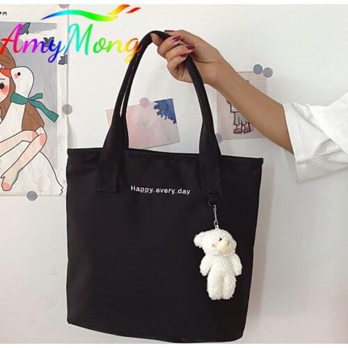 Waterproof Nylon Handbags High Quality Women Shoulder Bags Fashion Ladies Tote Top-handle Bag Simple Shopper Hand Bag Sac A Main