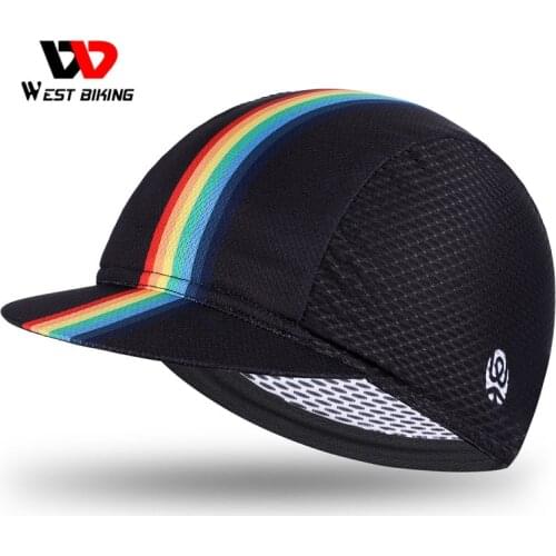 WEST BIKING Anti-UV Summer Cycling Caps MTB Road Bicycle Motorcycle Helmet Liner Travel Sport Headwear Bicycle Riding Sun Hat