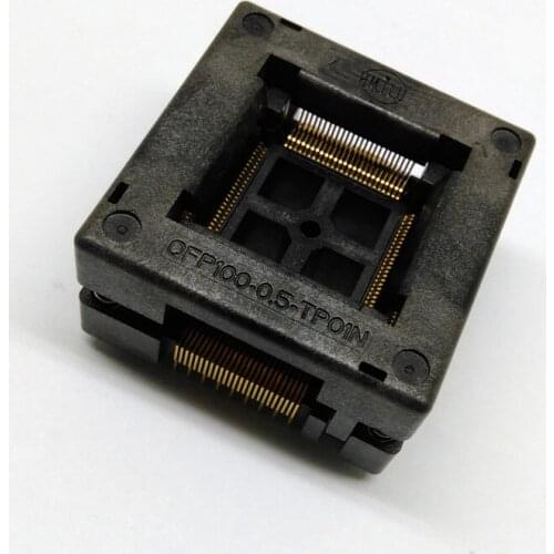 1pcs QFP100-0.5 Test Block Lower Press Release Spring Block OTQ-100-0.5-09 Test Block