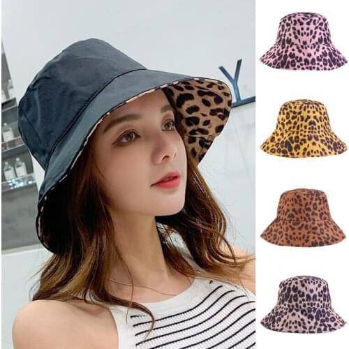 1PC Sunscreen Outdoor Sun hat Big brim Climbing hat Leopard Fisherman hat Anti-ultraviolet Fishing