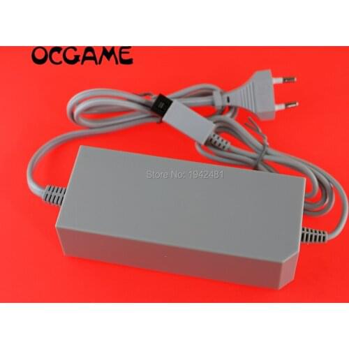 OCGAME Replacement EU Plug Wall AC Power Charger Adapter Supply Cable Cord AC 100~240V for Nintendo Wii console
