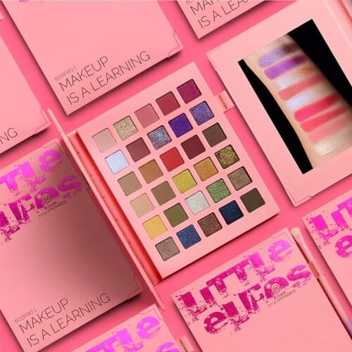 30 Colors Eyeshadow Palette Sparking Bling Makeup Palette Shimmer Matte Glitter Eye Shadow Pallete Highly Pigmented Waterproof