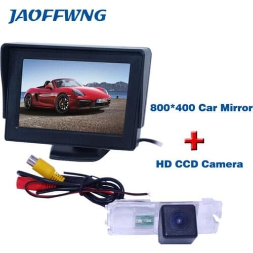 4.3"car monitor and special car rear view camera for VW MAGOTAN 2008~2010 for Volkswagen POLO Hatchback