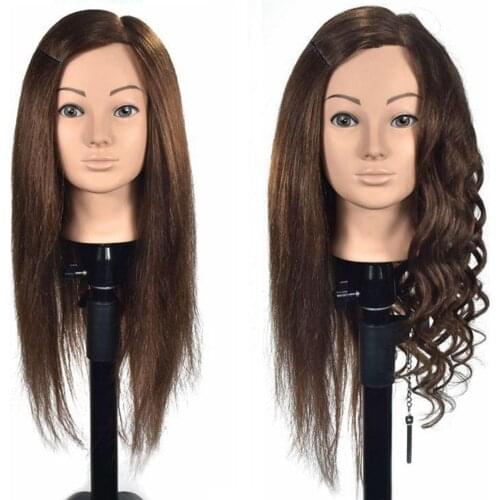 50cm Mannequin Head Hairdressing Salon Practice Training Model Head Manikin Head Model Barber Hair Styling Training Head