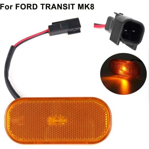 Side Marker Light Lamp Lens Signal Warning Lamp Yellow/Amber BK31-15442-CB 1832493 For Ford Transit Mk8 2014 2015 2016 2017