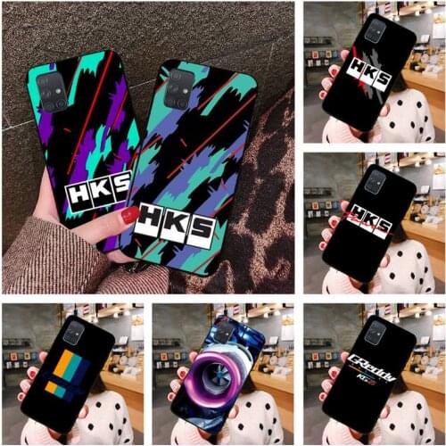 HKS Sports Car Brand Phone Cases For Samsung Galaxy A21S A01 A11 A31 A81 A10 A20E A30 A40 A50 A70 A80 A71 A51 5G