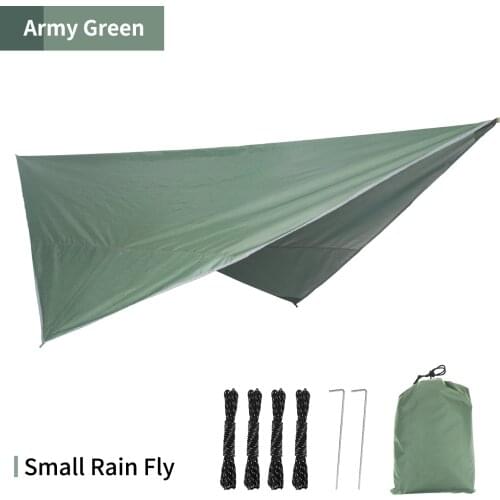 Rain Tarp - Lightweight & Waterproof Hammock Tarp w/ Easy Setup - Backpacking, Hiking, and Camping Essentials