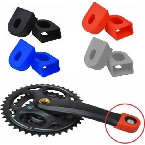 Guard Crank Cover Mountain Cycling Components Parts Supplies Universal Silicone Sleeve For Universal Crank Crank Protection