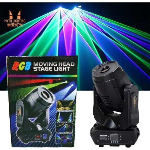 Dj club event stage animation laser light 2w 4w rgb full color laser moving head light
