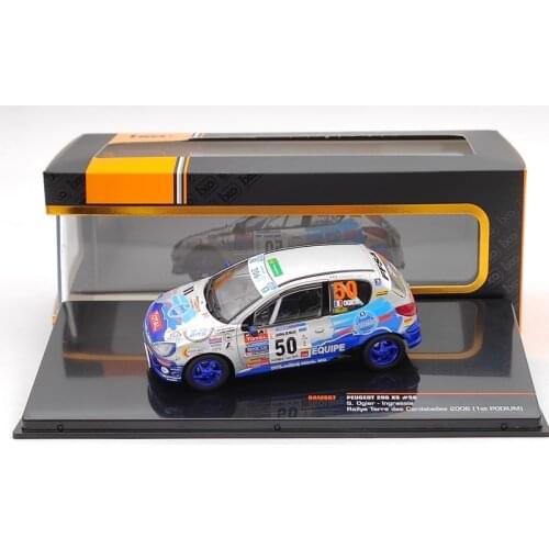 IXO For P~geot 206 XS #50 S.Ogier Rallye Terre des Cardabelles 2006 RAM697 Diecast Model Car Limited Collection Auto Toys 1:43
