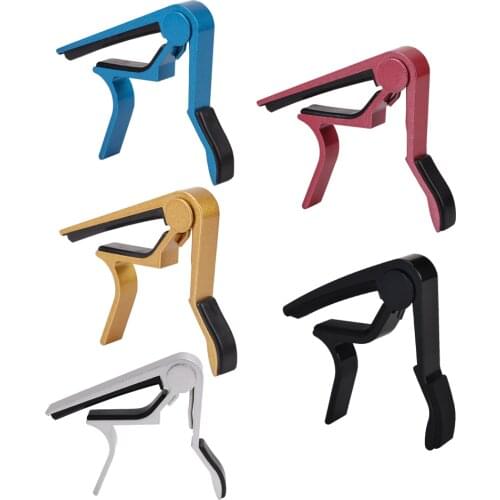 Guitar Capo Quick Change Clamp Key Acoustic Classic Guitar Capo For Tone Adjusting High Quality Aluminium Alloy Metal