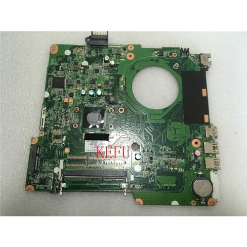 KEFU FOR HP Pavilion 15-F Laptop Motherboard 828166-601 828166-001 828166-501 With N3540 Processor DA0U8AMB6A0 mainboard