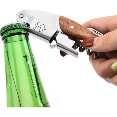 Stainless Steel Wine Corkscrew Household Corkscrew Drinking Party Dinner Drinking Tool Accessories Kitchen Tools Easy To Carry