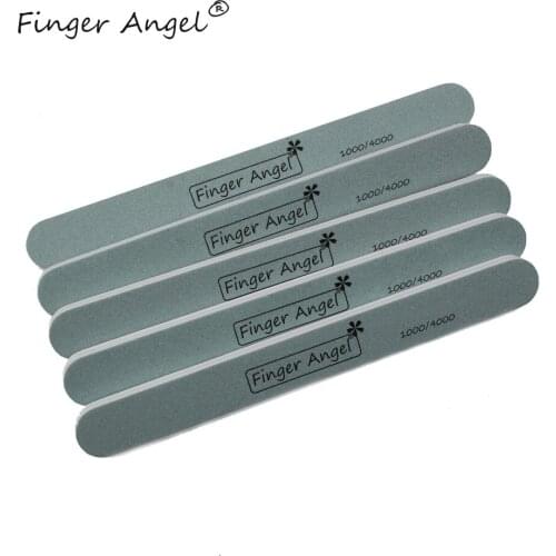 Finger Angel Nail Buffer File Manicure Tool 10 Pcs/Lot Sandpaper Sponge Sanding Double Side Polishing File Nails Care Tools