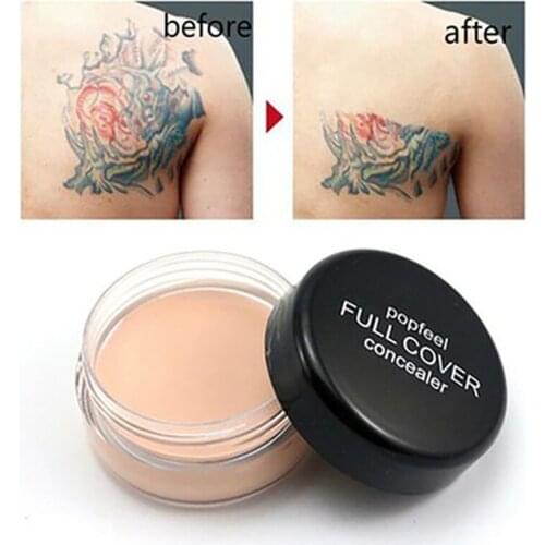 Full Cover Natural Professional Make Up Contouring Cream Wrinkle Face Concealer Makeup Eye Dark Circles Scars Cover Beauty Tool
