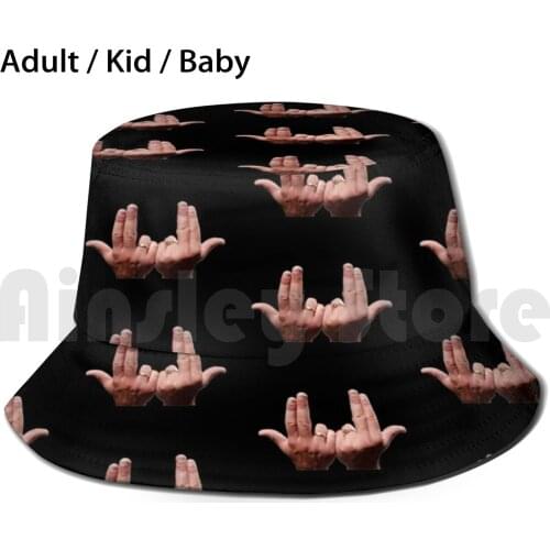 Jul Sign Sun Hat Foldable UV Protection Jul Containment Marseille Gold And Platinum Jul Sign Rap Rapper