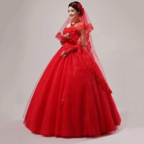 Wedding Veils 5/9.8/16Ft Lace Edge Red Bridal Accessories Mariage Bride Welon with no Comb/Clip