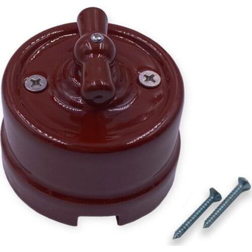 High Quality Home Improvement Ceramic Knob Switch Personalized Fashion Wall Led Light Switch