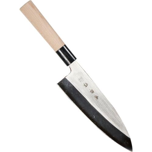 8 Inch Japanese Deba Knive High Carbon 4CR13 Steel Chef Kitchen Knife Utility Salmon Fish Head Cook Knifes With Rose Wood Handle
