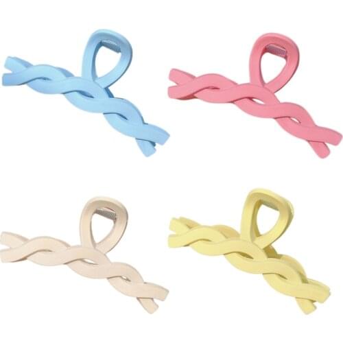 Hair Clip for Women Matte Candy Color Durable Barrettes Lovely Colorful French Design Non-Slip Fashion Accessories