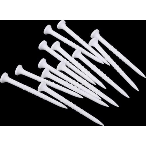 15Pcs Durable Golf Tees Holder For Golf Driving Range Tee Practice Tool White