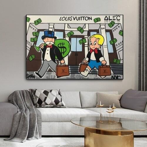 Alec Monopolyingly Love Is Answer Canvas Prints Picture Modular Paintings For Living Room Poster On The Wall Home Decor