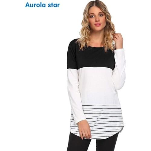 AUROLA STAR Long Sleeve Maternity Shirts