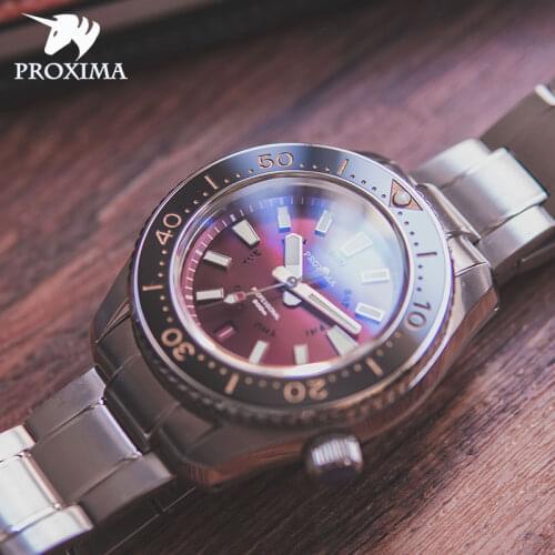 Proxima 2021 New Brand Men And Women Leisure Mechanical Watch Automatic 300m Diving Watch C3 Super Bright Sapphire Watch NH36