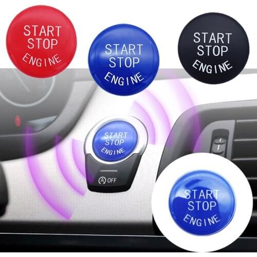 For BMW 3 5 6 7 Series X3 F10 F18 F02 Modified Button Switch Decorative Ring One Button Start Button Cover Original Perfect Fit