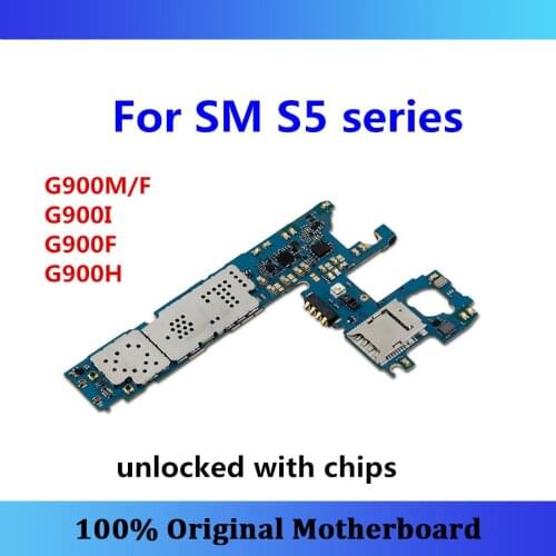 For Samsung Galaxy S5 Motherboard G900M/F,G900I,G900F,G900H Motherboard Android OS Install Test Full Functions