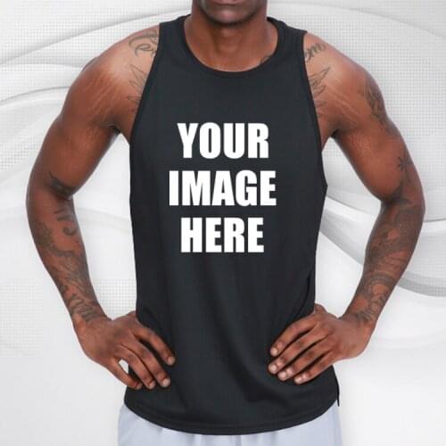 Custom Made Muscle Sports Dry Fit Fitness Gym Vests Singlets Men