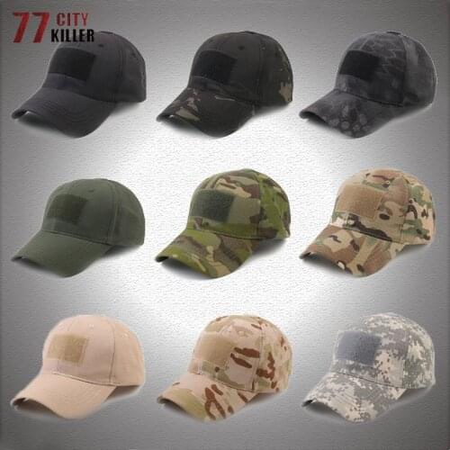 Camouflage Outdoor Sport Caps Men Military Adjustable Hunting Airsoft Army Hats Fishing Hiking Golf Tactical Cap Gorras Hombre