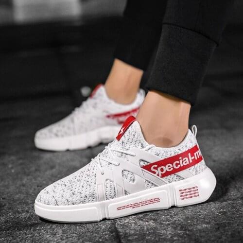 Brand Men Casual Shoes Summer Hot Sale Breathable Light White Shoes Men Sneakers Tenis For Adulto Zapatillas Hombre Light