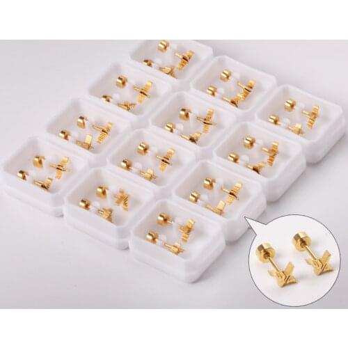 LUXUKISSKIDS 12Pairs/Lot New 2021 Screw Stud Earring Classic Woman Jewelry Accessories Wave Shape Fashion Anti-allergy Earrings