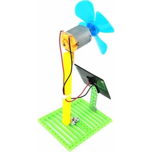 Solar fan small fan DIY small production student science experiment teenager science and technology production material