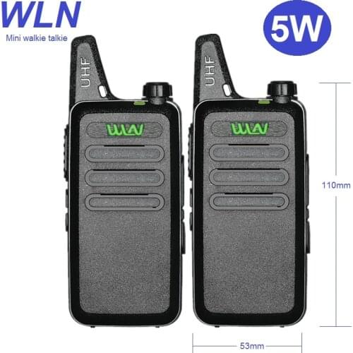 1/2/3/4/5PCS WLN Mini Walkie Talkie 5W KD-C1 UHF Portable Kids Radio Ham CB Radio Transceiver with USB Charging Xmas Gifts