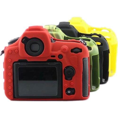 Soft D850 Camera Silicone Case Camera Bag For Nikon D850 Rubber Protective Case Cover Skin Red Black Yellow Camouflage