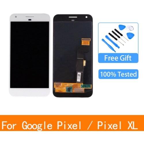 Original For HTC Nexus M1 Google Pixel XL LCD Display Touch Screen Digitizer AssemblyAMOLED For Google Pixel LCD Burn-Shadow