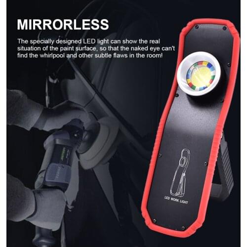 Sale COB Lantern Hanging Work Light with Magnet Rechargeable Car Detailing Tools Portable Car Paint Checking Torch Power Light