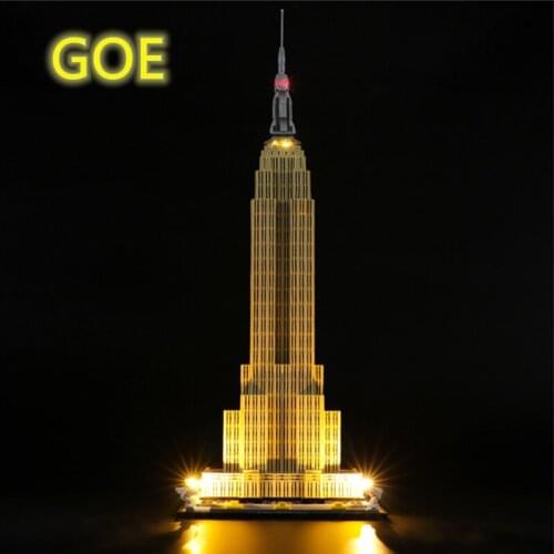 Led Light Kit For Lego 21046 Compatible With Architecture Empire State (Only LED Light included)
