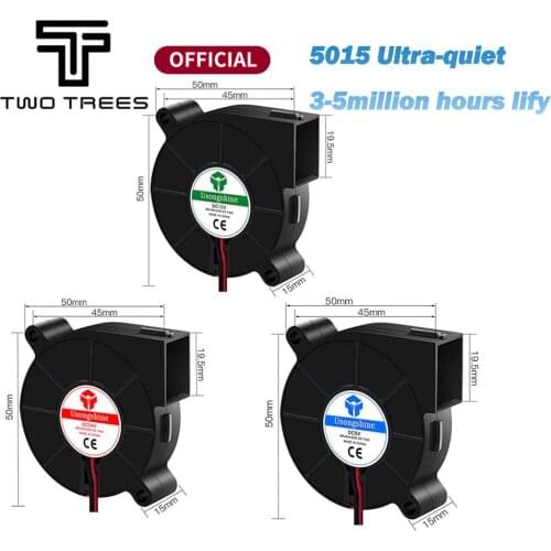 3D printer turbine Fan Cooling fan 5015 ( 50*50*15mm ) FanSide Blower Fan extruder hotend cooling Turbo fans 3D printer 0.15A