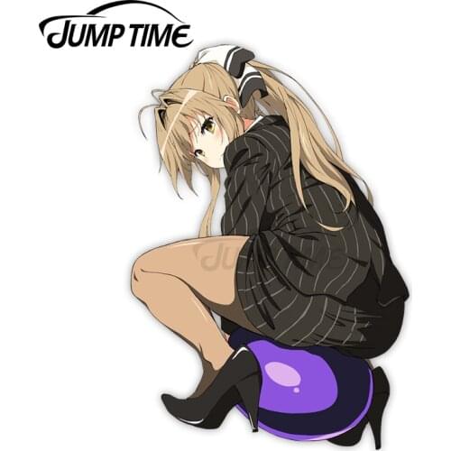 Jump Time Amagi Brilliant Park Sento Isuzu 8.91 Anime Sexy Girl Vinyl Decal Window Car stickers