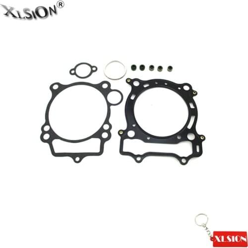 XLSION Aftermarket Top End Head Complete Gaskets Kit For Yamaha YFZ 450 2004-2009 2012-2013 Quads